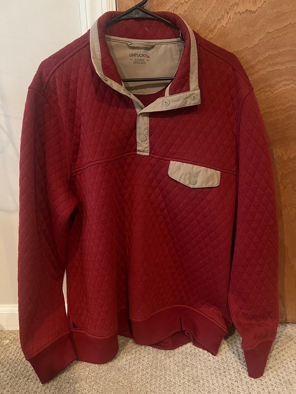 UNTUCKit 3/4 Button Pullover
